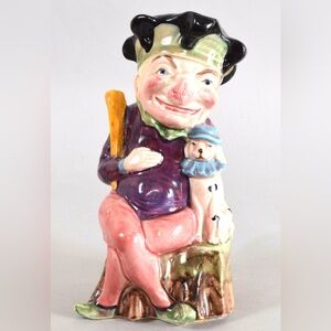 Vintage Melba Ware Punch Toby & Dog Jug Cup H Wain Stoke on Trent England UK MCM